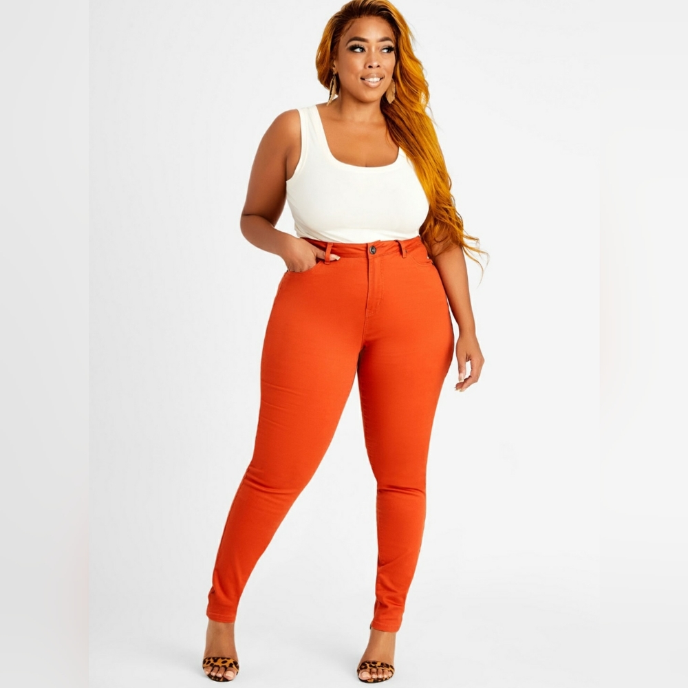 Ashley Stewart's High Waist Skinny Jean